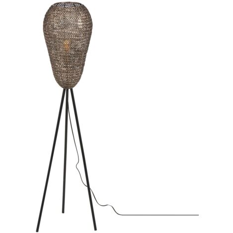Lampada da terra treppiede rete E27 140cm ZIVA Trio