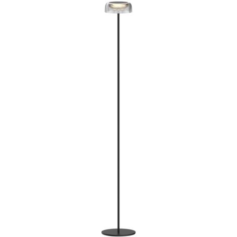 Lampada da terra TRYPOLIS nera LED 2W USB-C IP44 calda