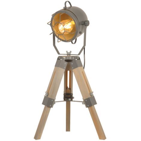 Lampada da terra vintage con treppiede "TACHICOM".