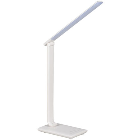 Lampada da ufficio LED bianca – Flux 620lm – Regolabile – Porto USB Kanlux PREDA