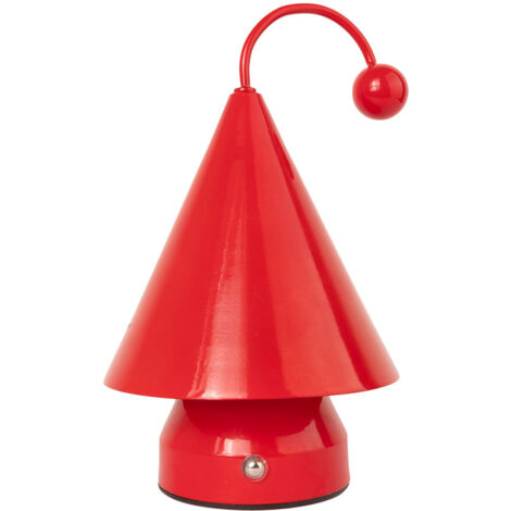 Lampada d'atmosfera creativa a forma di albero per lampade da tavolo decorative - Rossa