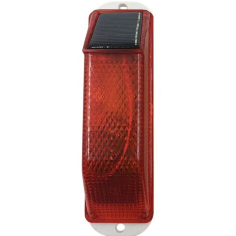 Lampada d'avvertimento solare, rossa