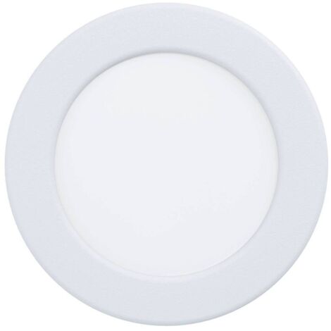Lampada del soffitto FUEVA Flex Alluminio LED bianco 5,5 W 4000K H: 0,2 cm Ø11,7 cm