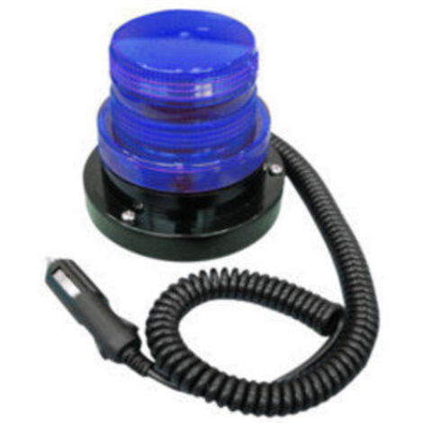 Lampada della polizia batteria 12V-36V BLU magnetica