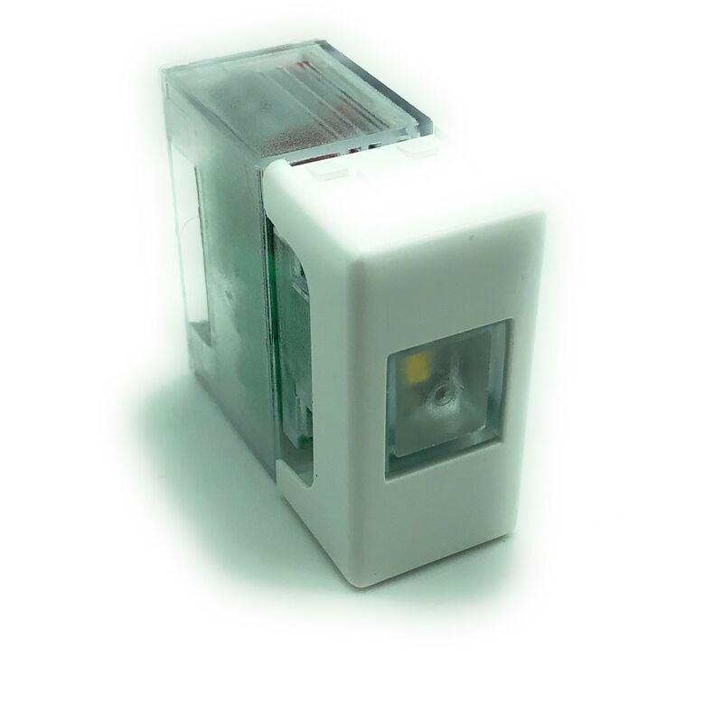 Image of Planet Shop - Lampada D'emergenza a led 1 Modulo Keystone 50Lm 1W Autonomia 6h Con Adattatore Gewiss System Bianco
