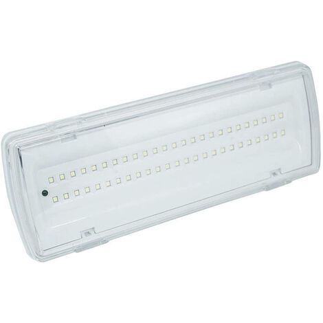 Lampada di Emergenza 50 LED Parete Incasso 4W Luce Fredda 6500K 406 Lumen