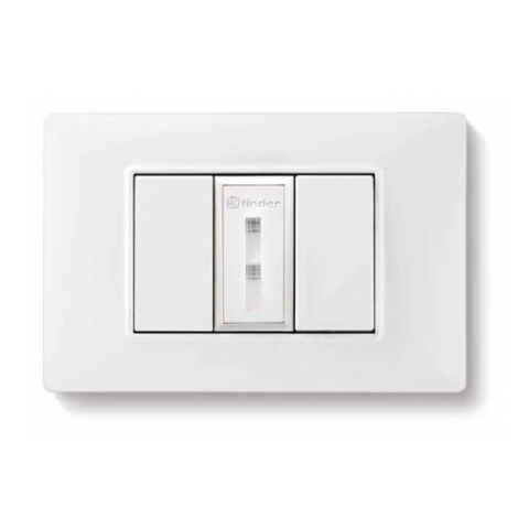 Lampada di emergenza a led da incasso colore bianco finder 1l1082300000