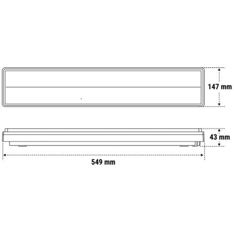 Lampada di Emergenza Led Beghelli Ticinque SE 18W 4000K IP42 549 mm 8584