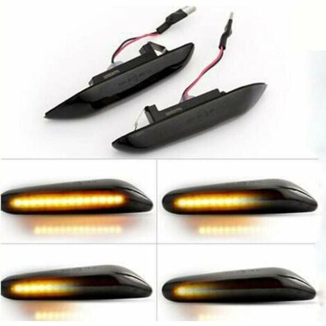 Lampada di segnalazione dinamica a LED con luce lampeggiante sequenziale laterale per BMW E46 E36 E60 E61 E90 E91 E92 E93 X1 E84