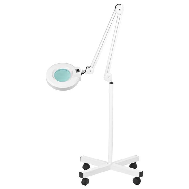 Lampada d'ingrandimento S4 + treppiede bianco