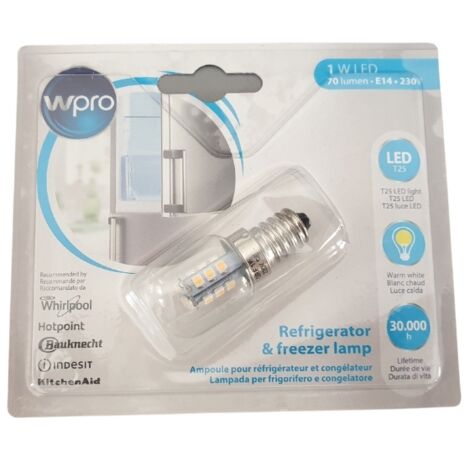 Lampada E14 per frigorifero, congelatore WPRO 484000008964