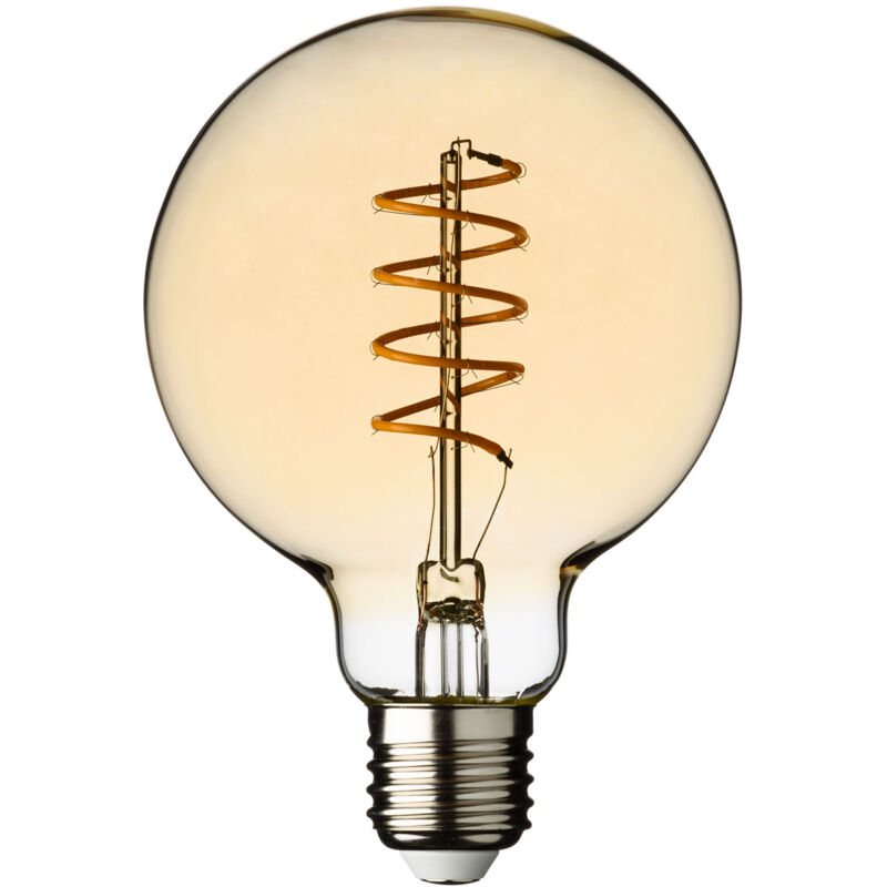 Lampe E27 G95 4W 230V 2200°K Dorée