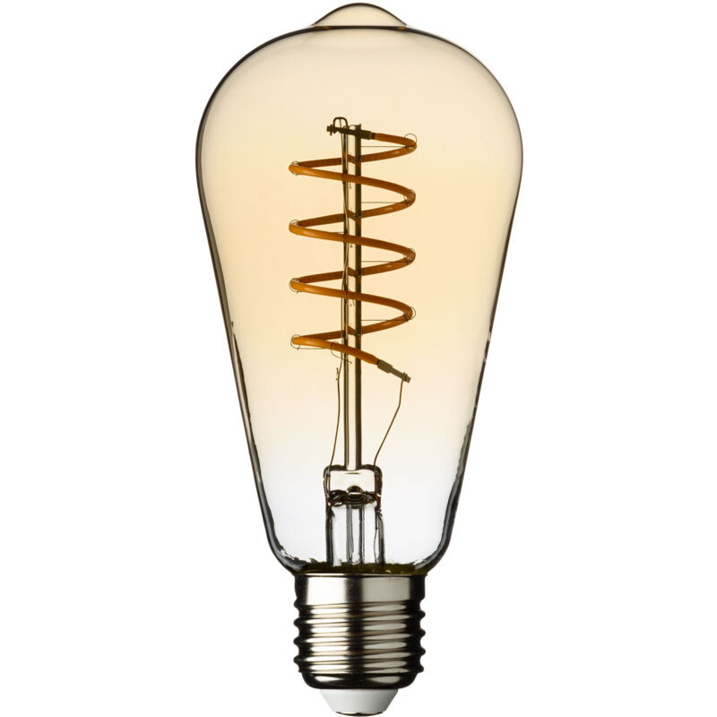 Lampe E27 ST64 4W 2200°K Dorée 64x142mm