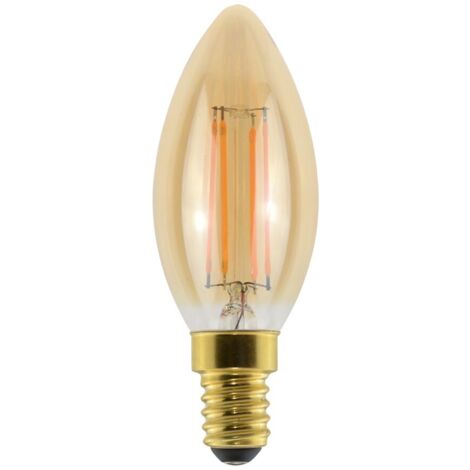 Lampada Eco-Oliva Filoled 4,5W 230V E14 2500K Gold ( MARINO CRISTAL cod. 21563 )