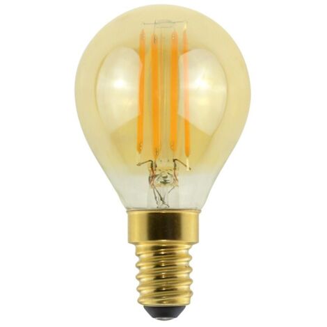 Lampada Eco-Sfera Filoled 4,5W 230V E14 2500K Gold ( MARINO CRISTAL cod. 21564 )