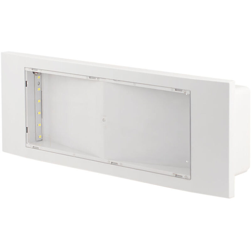 LAMPADA EMERGENZA DA PARETE 'SE' '300 SE' 2W / led - cm.29,3 x 10,2 x 5,5 - 130 lumen