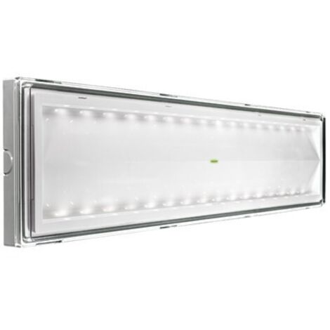 Lampada emergenza Ticino IP65 LED 18W con pulsanti comandoBEG8587