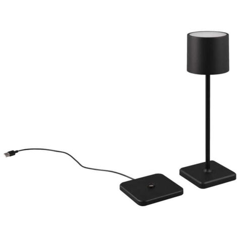 Lampada esterna portatile FERNANDEZ nera LED IP54 RL