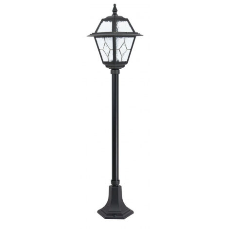 Lampada esterna retro Witraż 110cm E27 nera IP43 SU-MA