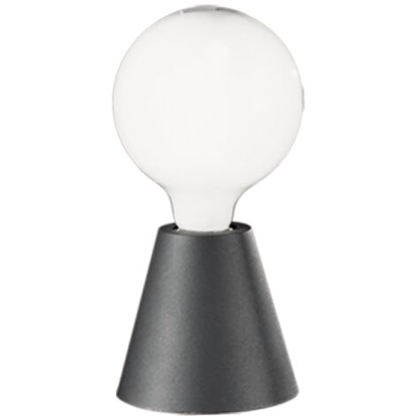 Lampada faretto da interno 12x12 cm FOG in alluminio verniciato Nero