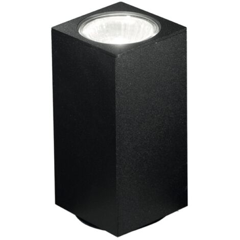 Lampada faretto da interno 6x12 cm moderna Nero - ALOA 1 luce GU10