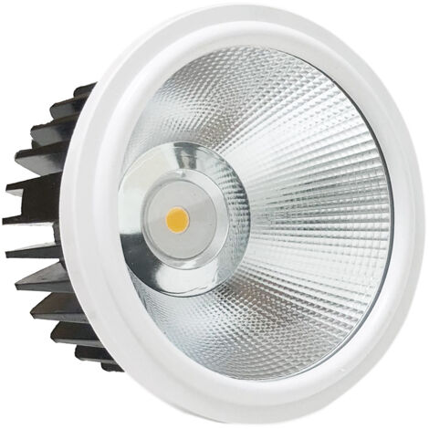 Lampada Faretto Led Ar111 Led 20w Faro incasso AR111 COB Led con trasformatoreLuce Calda 3000k