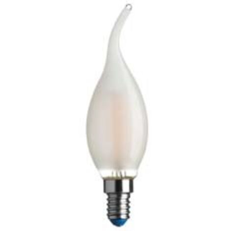 LAMPADA FILO LED FIAMMA STICK SATINATA E14- - 4.5w - 4000°K naturale - 470 lm - 35x123h - 4 blister AIRAM