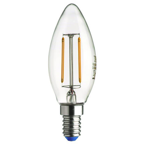Lampada filo led oliva stick e14 - 2.5w - 2700°k calda - 250 lm - 35x97h
