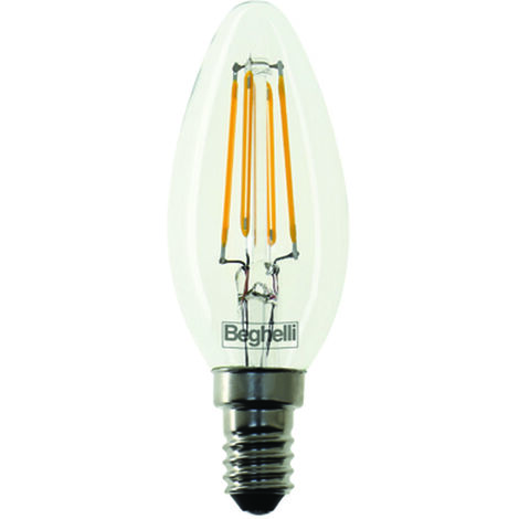 Lampadina e14 trasparente filamento gea led cri 80 da 4w o 6w