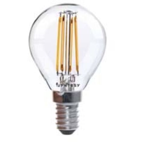 LAMPADA FILO LED SFERA CHIARA E14- - 5w - E14 - 2700 °K calda - 470 lm - cl. en.E - 10 pezzi SYNTESY