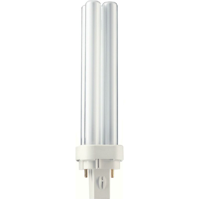 Image of Lampadina lampada fluorescente compatta senza alimentatore integrato master pl-c 18w/840 /2p 1ct/5x10box master pl-c 2pin 18 w - Philips