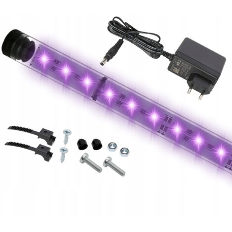 Lampada fluorescente per acquario a LED da 20 cm, UV viola