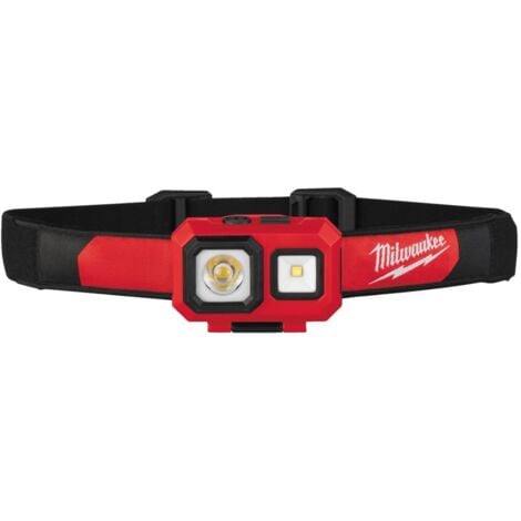 Lampada frontale a fascia 450 lumen IP54 Milwaukee 4933471388