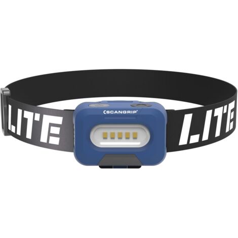 Lampada frontale a LED HEAD LITE A per 3 batterie AAA micro SCANGRIP LITE