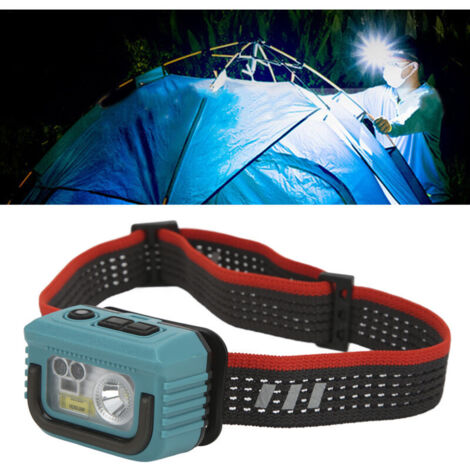 Lampada frontale a LED XPG impermeabile IPX6, ricaricabile, con sensore di movimento per campeggio all'aperto.
