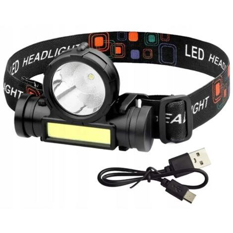 lampada frontale lampada frontale LED lampada frontale USB PESCA TURISTICA