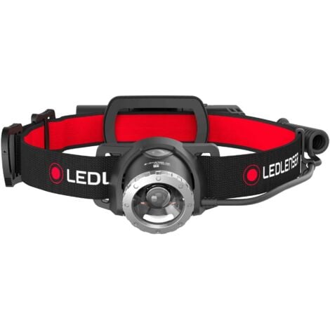 LED LENSER Lampada frontale LEDLENSER H8R (500853) ricaricabile da 600 lumen in scatola