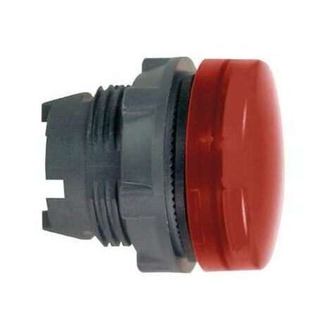 Lampada frontale pilota BA9s finiture in plastica rossa