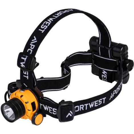Lampada frontale Ultra Power - Giallo/nero - Portwest
