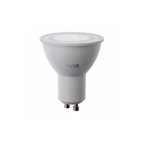 Lampada GU10 EcoLED Standard 100°, 7W, 600 Lumen, Luce Naturale 4000K – BEGHELLI 56858