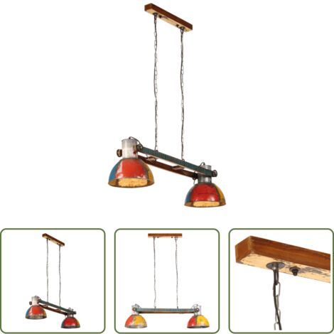 Lampada in ferro -  Lampada a Sospensione Industriale 25 W Multicolore 111 cm E27