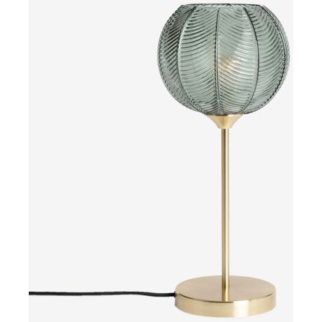 Lampada in metallo e vetro, 20cm