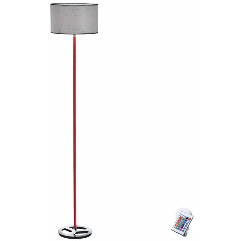 Image of Lampada da terra, telecomando, proiettore da soffitto, lampada da lettura, tessuto in un set con lampadine led rgb