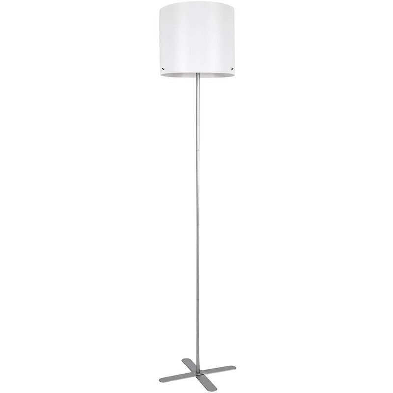 Image of Lampada in piedi izander in metallo in materia di plastica in plastica bianca E27 1 x max.40W l: 34 cm b: 149 cm Ø30cm