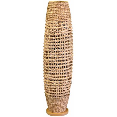 Lampada in rattan naturale da terra con attacco cm ø31xh119,5