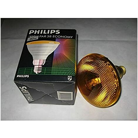 Lampada Incandescenza PAR38 80W PAR38, Gialla