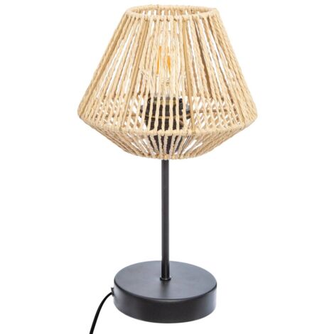 Lampada jily beige h34cm - h. 34 cm - Atmosphera créateur d'intérieur