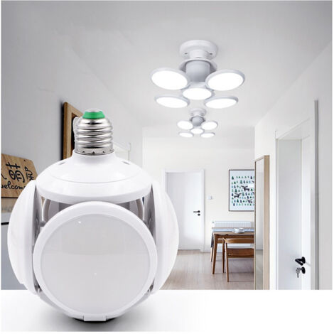 Lampada Lampadarile Led 60w Fredda 5 Vie Bianca Attacco E27 Ufo