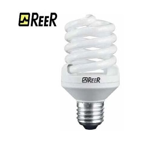 LAMPADINA LAMPADA SPIRALE WIVA 26W E27 2700K LUCE CALDA 6400K LUCE FREDDA ST2 A