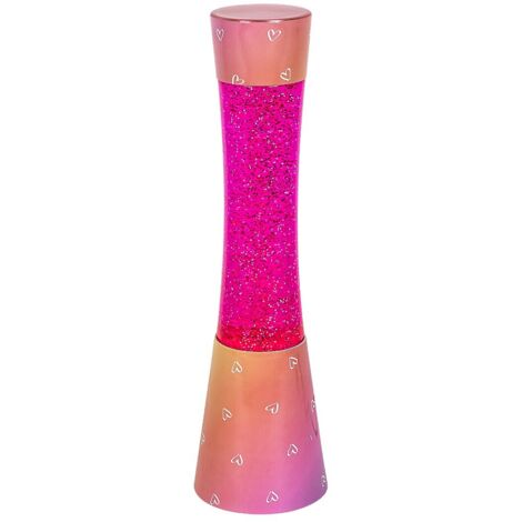 Lampada lava decorativa Minka rosa 39cm GY6.35 Rabalux